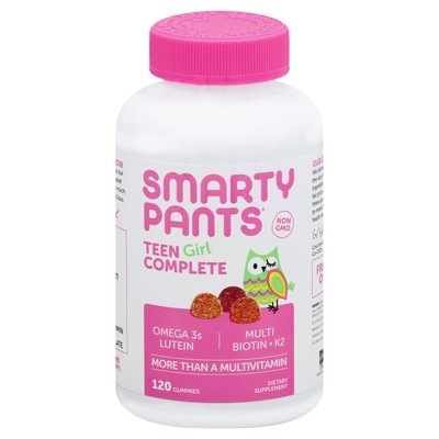 Smartypants Multivitamin Teen Girl Complete Gummies 1/120 CT [UNFI #2150662] T