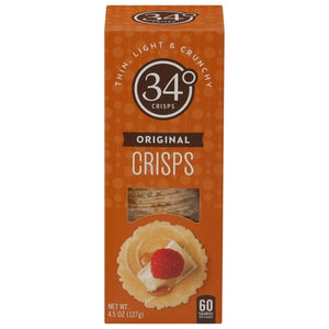 34 Degrees Crisps Original 12/4.5 OZ [UNFI #2852481] [ebt]