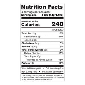 Daves Killer Bread Protein Bars Organic Blueberry Almond Butter Amped-Up 6/7.6 OZ [UNFI #2871473] [ebt]