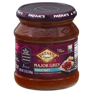 Patak Chutney Major Grey Mild 6/12 OZ [UNFI #0499012] [ebt]