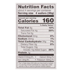 Glutino Wafers Gluten Free Milk Chocolate 12/4.6 OZ [UNFI #726497] [ebt]