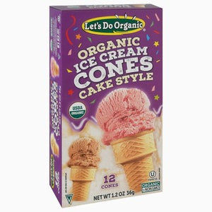 Lets Do Organic Ice Cream Cones Cake Style 12/1.2 OZ [UNFI #1212331] [ebt]