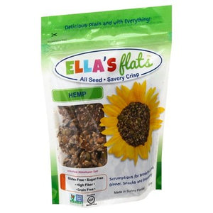 Ellas Flats Savory Crisps Hemp 6/6 OZ [UNFI #2856847] [ebt]