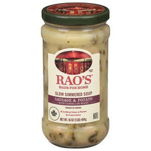 Raos Soup Slow Simmered Sausage & Potato with Cannellini Beans 6/16 OZ [UNFI #2580264] [ebt]