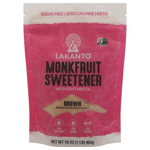 Lakanto Monkfruit Sweetener Brown 8/16 OZ [UNFI #2847234] [ebt] T
