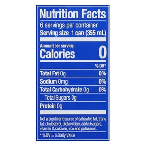 Zevia Soda Zero Sugar Cherry Cola 6 Can 4/6/12 OZ [UNFI #2980571] [ebt] T