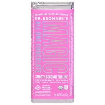 Dr Bronners Dark Chocolate Smooth Coconut Praline 12/2.93OZ [UNFI #2724094] [ebt] T