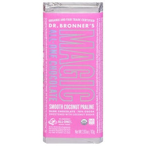 Dr Bronners Dark Chocolate Smooth Coconut Praline 12/2.93OZ [UNFI #2724094] [ebt] T