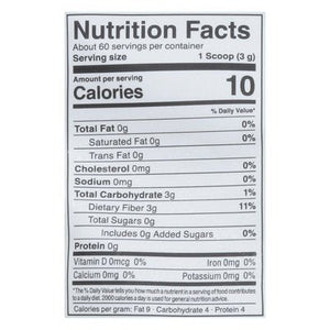 Kos Inulin Powder Organic 6.3 OZ [UNFI #2928752] T