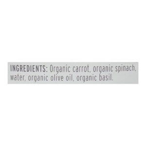 Serenity Kids Carrot Spinach & Basil Organic 6+ Months 6/3.5 OZ [UNFI #2720993] [ebt]