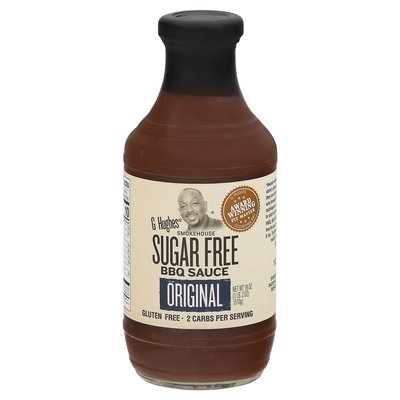 G Hughes BBQ Sauce Sugar Free Original Smokehouse 6/18 OZ [UNFI #2100311] [ebt]