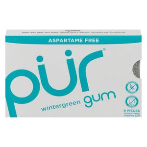 Pur Gum Chewing Gum Aspartame Free Wintergreen 12/12.6GR [UNFI #1523844] [ebt] T