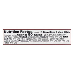 Genuine Bavarian Rye Bread Whole Grain Organic 6/17.6 OZ [UNFI #0852624] [ebt]