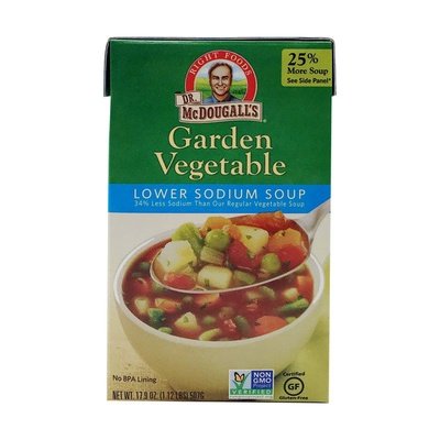 Dr Mcdougalls Soup Garden Vegetable 6/17.9 OZ [UNFI #396929] [ebt]