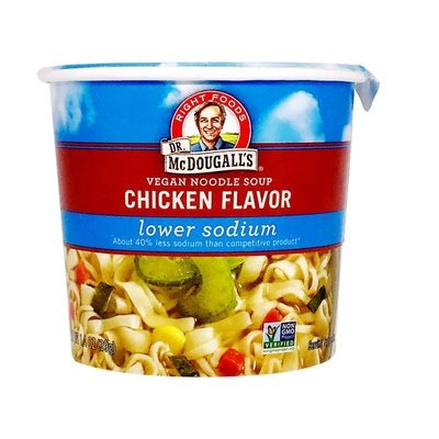 Dr Mcdougalls Noodle Soup Vegan Chicken Flavor 6/1.4 OZ [UNFI #212522] [ebt]