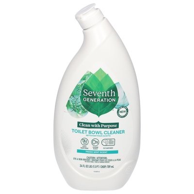 Seventh Generation Toilet Bowl Cleaner Fresh Mint Scent 4/24 OZ [UNFI #2925626] T