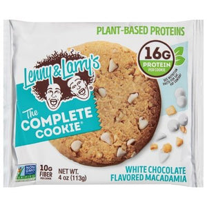 Lenny & Larrys Cookies White Chocolate Flavored Macadamia 12/4 OZ [UNFI #1688951] [ebt]