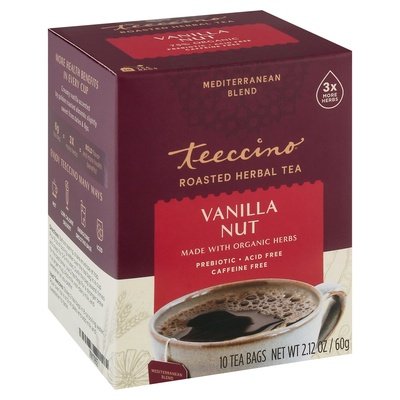 Teeccino Herbal Tea Vanilla Nut Bags 6/10 Bag [UNFI #0447698] [ebt]