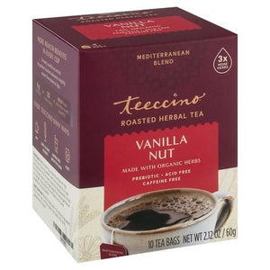 Teeccino Herbal Tea Vanilla Nut Bags 6/10 Bag [UNFI #0447698] [ebt]