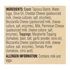 Against The Grain Gourmet Margherita 12 Inch Gluten Free 6/24 OZ [UNFI  #2891489]