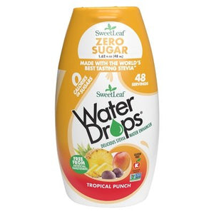 Sweet Leaf Water Enhancer Delicious Stevia Zero Sugar Tropical Punch 1.62 OZ [UNFI #2158061] [ebt]