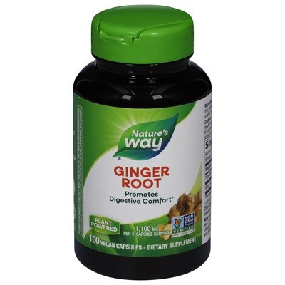 Natures Way Ginger Root 1 100 Mg Vegan Capsules 100 Cap [UNFI #0414805] [ebt]