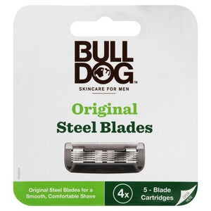 Bulldog Natural Skincare Cartridges Steel Blades Original 1 CT [UNFI #2376622] T