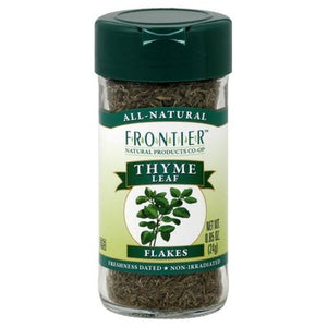 Frontier Nat Prod Co-Op Thyme Leaf Flakes 0.85 OZ [UNFI #0336784] [ebt]