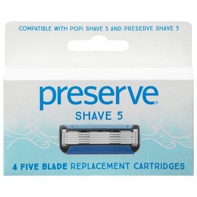 Preserve Replacement Cartridges Shave 5 6/4 CT [UNFI #2740769] T