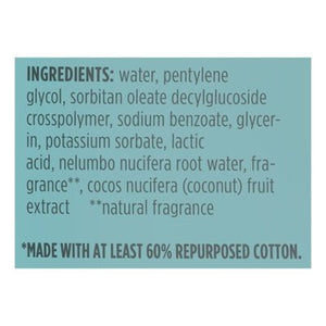 Burts Bees Facial Towelettes Micellar Coconut & Lotus 3 in 1 3/30 CT [UNFI #2421824] T