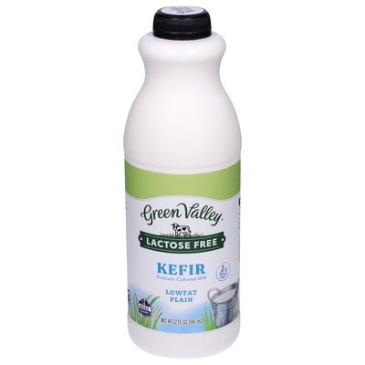 Green Valley Creamery Kefir Lactose Free Lowfat Plain 6/32 OZ [UNFI #2583060] [ebt]
