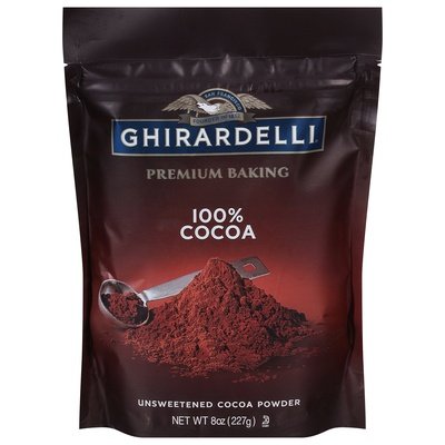Ghirardelli Cocoa Powder Unsweetened 100% Cocoa 6/8 OZ [UNFI #1270271] [ebt]