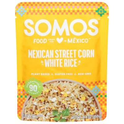 Somos White Rice Mexican Street Corn 6/8.8 OZ [UNFI #2940716] [ebt]