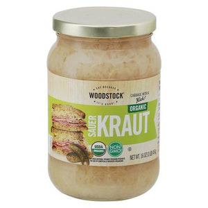 Woodstock Sauerkraut Organic 12/16 OZ [UNFI #754622] [ebt]