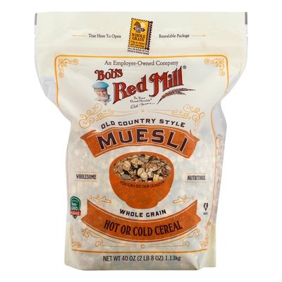 Bobs Red Mill Muesli Old Country Style 4/40 OZ [UNFI #2205128] [ebt]