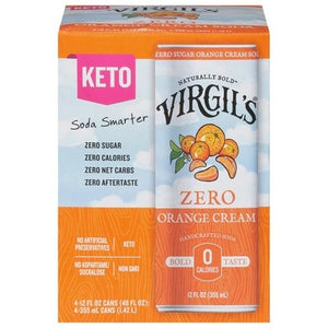 VIRGIL Orange Cream,Can 4/12 OZ [UNFI #2942720] [ebt] T