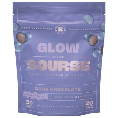 Sourse Glow Bites Dark Chocolate 6/2.2 OZ [UNFI #2856219] [ebt] T