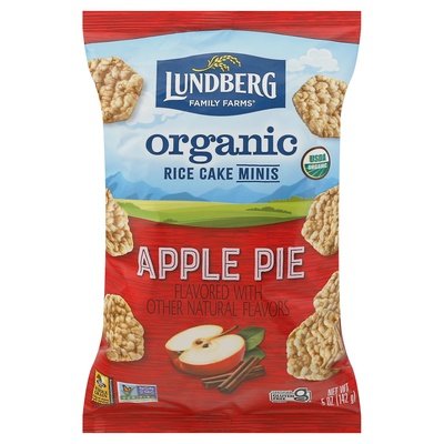 Lundberg Family Farms Rice Cake Organic Apple Pie Minis 6/5 OZ [UNFI #2539419] [ebt]