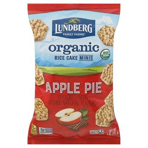 Lundberg Family Farms Rice Cake Organic Apple Pie Minis 6/5 OZ [UNFI #2539419] [ebt]