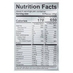 Blue Stripes Whole Cacao Beans Dark Chocolate 6/4 OZ [UNFI #2836815] [ebt]