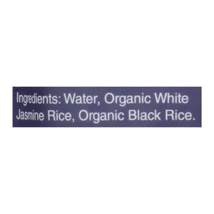 Lotus Foods Rice Organic White Jasmine & Forbidden 6/8 OZ [UNFI #2650083] [ebt]