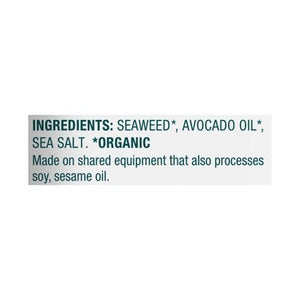 Gimme Roasted Seaweed Sea Salt & Avocado Oil Big Sheets 10/.92 OZ [UNFI #2729077] [ebt]