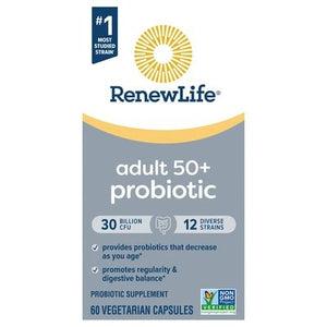 Renew Life Probiotic Adult 50+ Vegetarian Capsules 6/60 VCAP [UNFI #2624039] T