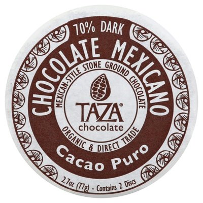Taza Chocolate Dark Chocolate Mexican-Style Stone Ground 70% 12/2.7 OZ [UNFI #1575141] [ebt] T