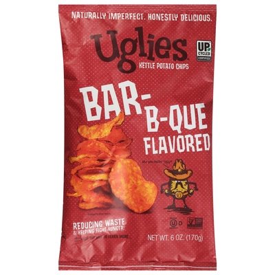 Uglies Potato Chips Bar-B-Que Flavored Kettle 12/6 OZ [UNFI #2253045] [ebt]