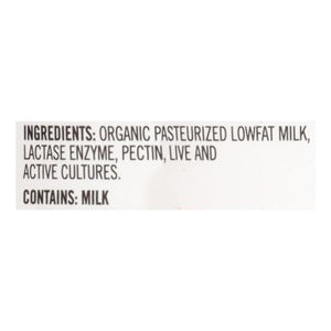 Green Valley Creamery Yogurt Lactose Free Lowfat Organic Plain 12/6 OZ [UNFI #473785] [ebt]