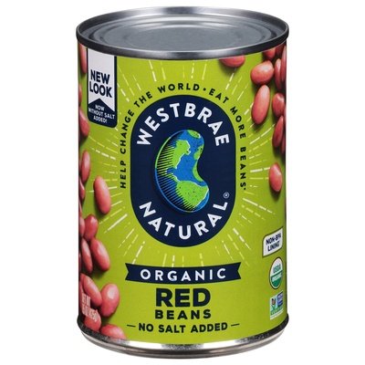 Westbrae Red Beans Organic 12/15 OZ [UNFI #306928] [ebt]