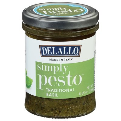 Delallo Simply Pesto Traditional Basil 12/6.35OZ [UNFI #1563162] [ebt]