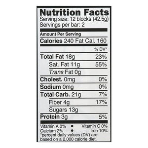 Divine Chocolate Dark Chocolate With Ginger & Orange 12/3 OZ [UNFI #2398675] [ebt] T