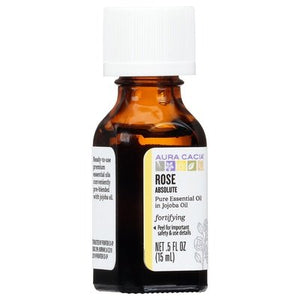 Aura Cacia Pure Essential Oil Rose Absolute Fortifying 1/.5 OZ [UNFI #548289] T